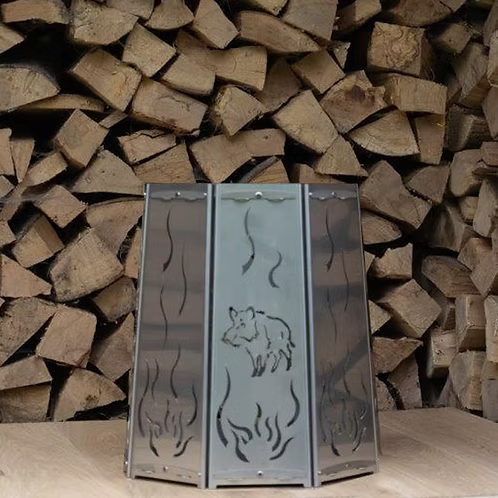 Feuertonne 38 cm - Wildschwein & Feuer