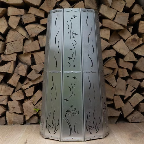 Feuertonne 73 cm - Blume & Feuer