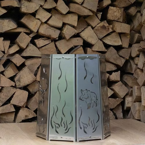 Feuertonne 38 cm - Wildschwein & Feuer