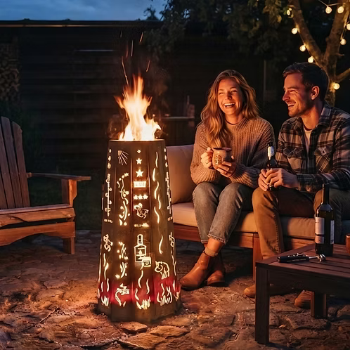 Feuertonne 73 cm - Flamme
