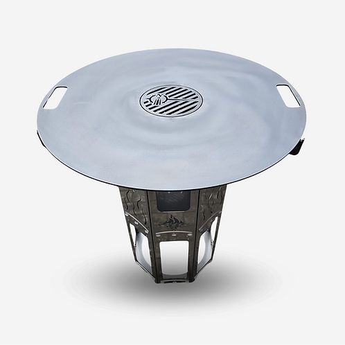 BBQ Grilltonne mit Grillplatte Ø 80cm