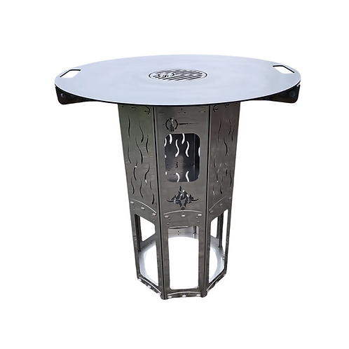 BBQ Grilltonne mit Grillplatte Ø 80cm