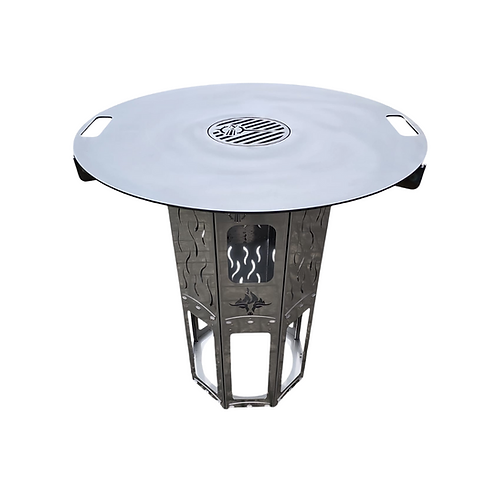 BBQ Grilltonne mit Grillplatte Ø 80cm