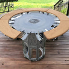 XL-Set BBQ Grilltonne Ø 80cm
