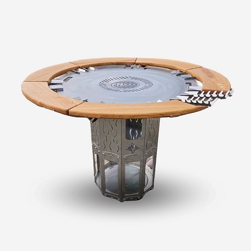 XXL-Set BBQ Grilltonne Ø 97cm