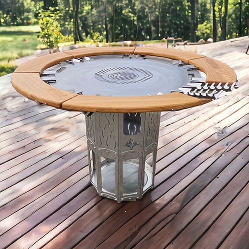 XXL-Set BBQ Grilltonne Ø 97cm