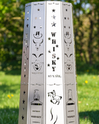 Feuertonne Whisky Motiv Detailansicht 2